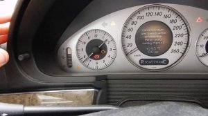 Сброс сигнализатора давления в шинах W211 E-Class