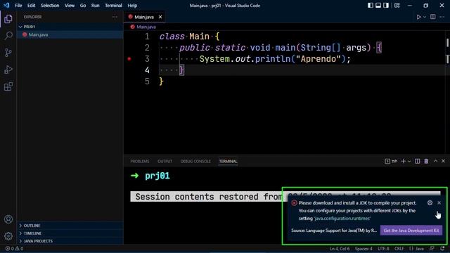 Curso de Java: 69 - Visual Studio code no compila java, como configurar con extensiones (Windows) смотреть онлайн