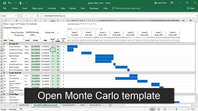 Handling Project Schedule Uncertainty with a Monte Carlo Simulation смотреть онлайн