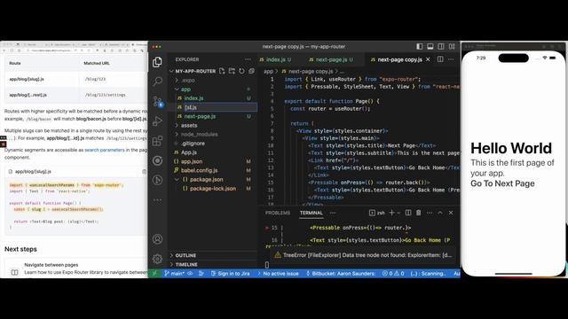 Expo Router Stack Navigator From The Docs смотреть онлайн