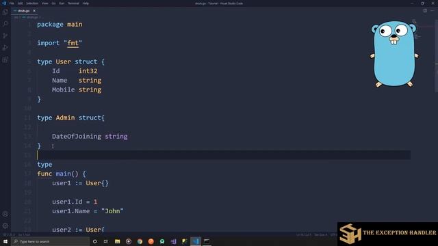 Struct in Golang | Go смотреть онлайн