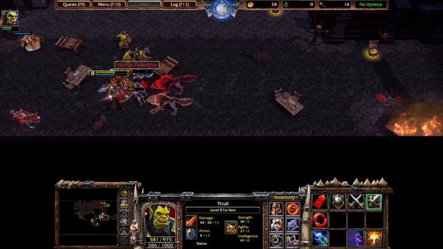 Warcraft 3 Reforged - Orc Campaign - Chapter 7- The Oracle -HARD no cheats смотреть онлайн