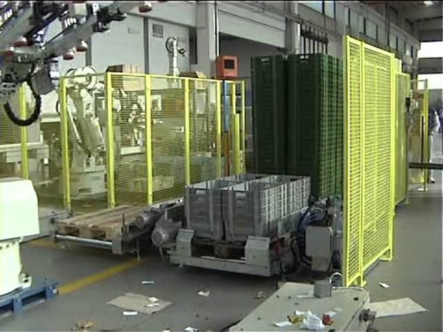 Робот паллетайзер смотреть онлайн