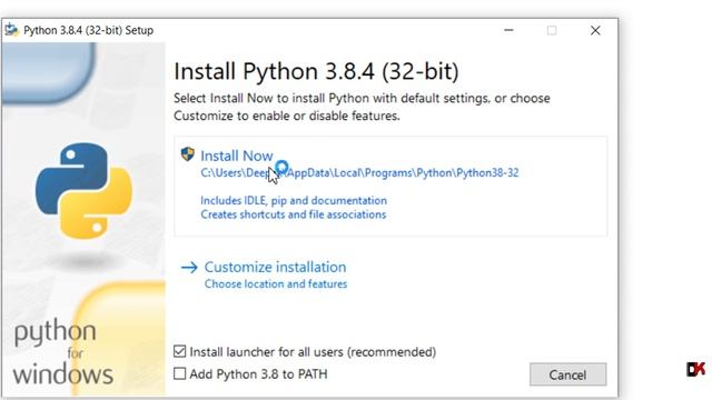 How to Download & Install Python 3.8.2 on Windows 10/8/7 смотреть онлайн