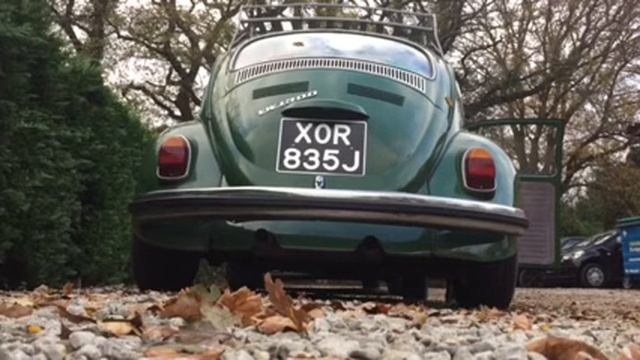 1970 VW Beetle Engine & Exhaust Sound смотреть онлайн