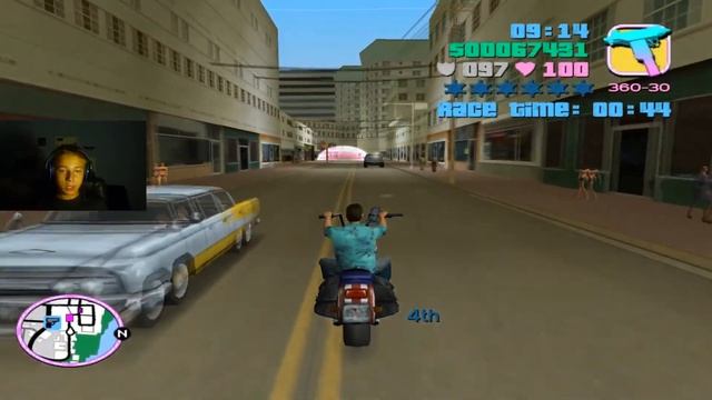 ГОНКИ С БАЙКЕРАМИ! ЧТО ТАКОЕ ХАОСМЕТР...? (ПРОХОЖДЕНИЕ GTA VICE CITY #15) смотреть онлайн
