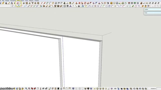 SketchUp прихожая мини ч 1 смотреть онлайн
