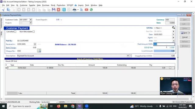SQL Accounting Software Advance Technique– How to Handle 3 Currencies in Customer Payment смотреть онлайн