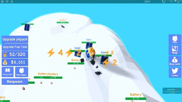 СИМУЛЯТОР ДЖЕТПАКА! САМЫЙ ВЫСОКИЙ ПОЛЁТ С ПИТОМЦАМИ ROBLOX Jetpack Simulator смотреть онлайн