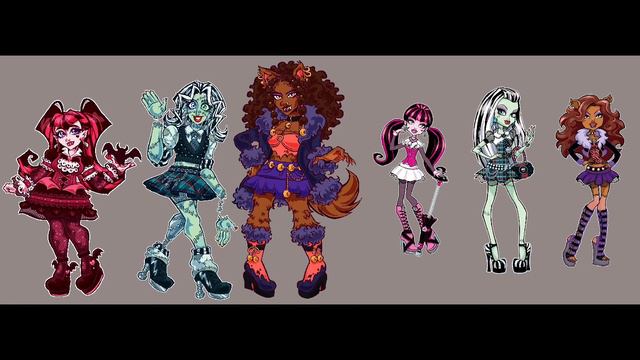 monster high redesign speedpaint смотреть онлайн
