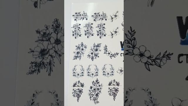 I am WOW Слайдер для ногтей. Стиль Черного,цветы/Стикер для ногтей/Слайдер на водной основе 4153 смотреть онлайн