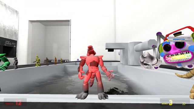 EXPLODE FNAF SIREN GLAMROCK TOILET ANIMATRONICSS In Garry's Mod! Five Nights At Freddy's!