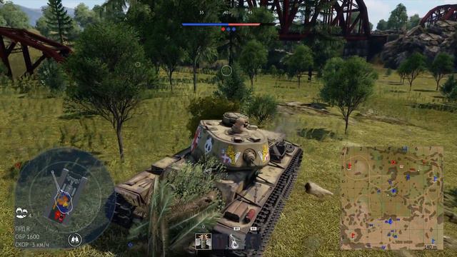 War Thunder на PS4. KV 1C 756(r)- Пепельная река (РБ) смотреть онлайн