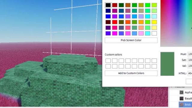 Roblox Studio How to Change Terrain Material Color смотреть онлайн