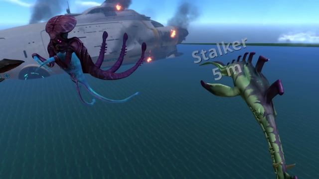 Subnautica - ALL LIFEFORMS SIDE BY SIDE SIZE COMPARISON смотреть онлайн