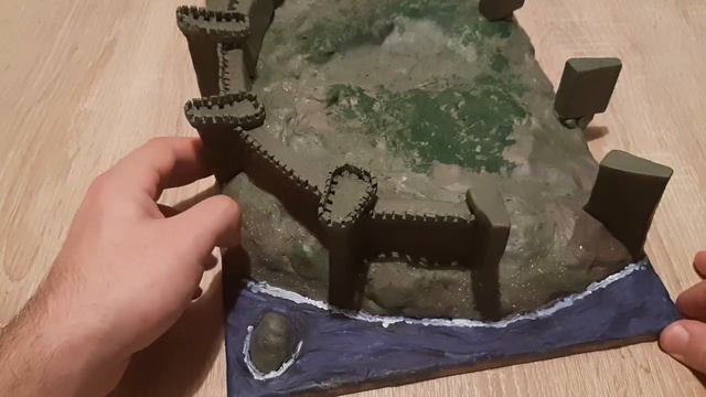 Making Dragonstone Castle Diorama from Game of Thrones/Clay model смотреть онлайн
