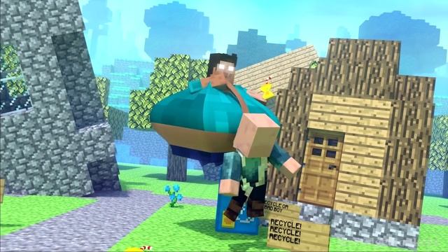 CURSED HEROBRINE | Funny Herobrine Life | Minecraft Animation