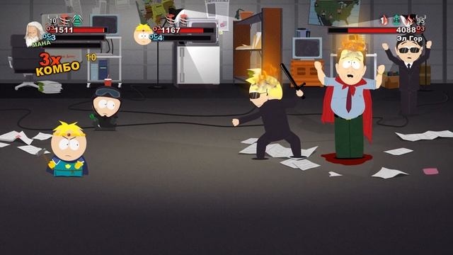 South Park - The Stick of Truth Прохождение №19 Расфрендить Эла Гора смотреть онлайн