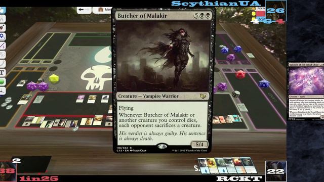 Commander/EDH в Тейблтопе #6 (Mizzix, Daxos, Meren) смотреть онлайн