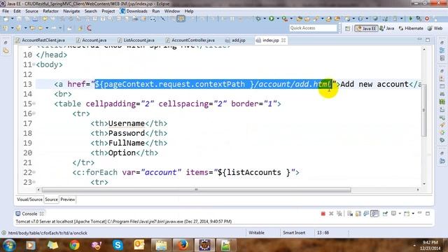 Restful CRUD with Spring MVC, Struts and JSF Framework - Part 2 смотреть онлайн