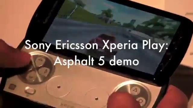Sony Ericsson Xperia Play with Asphalt 5 demo смотреть онлайн