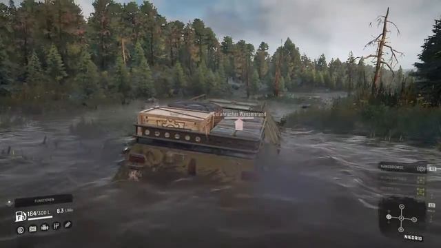 SnowRunner Taimyr: Tatarin goes swimming смотреть онлайн