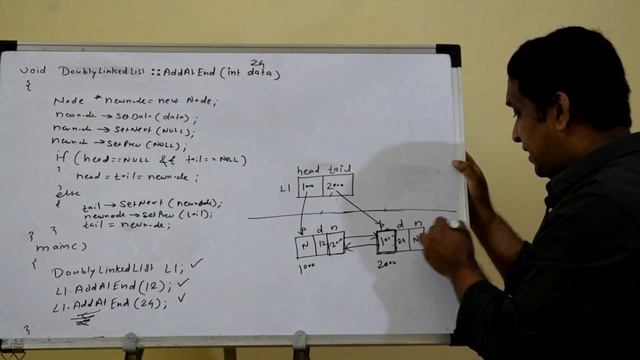 Doubly Linked List-Part2 | Adding a node at end | Adding a node at begin | Data Structures using C+ смотреть онлайн