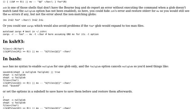 Unix & Linux: Is there a way to make "mv" fail silently? (10 Solutions!!) смотреть онлайн