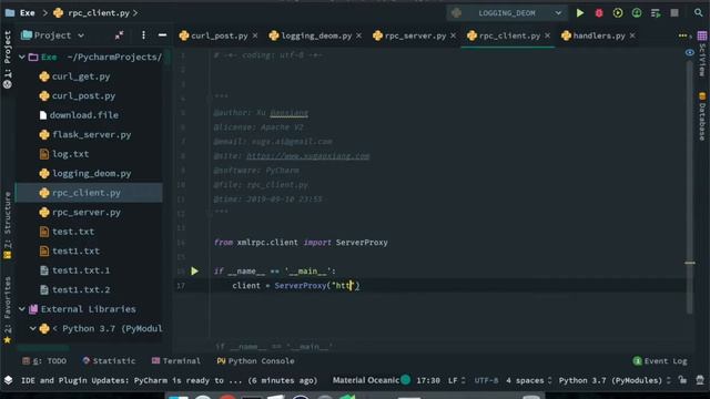 Python中的远程过程调用rpc смотреть онлайн