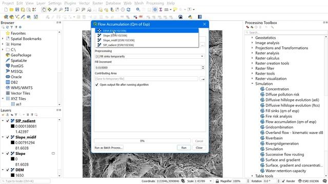 Calculate TWI in QGIS смотреть онлайн