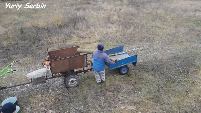 Заготовка БЕСПЛАТНЫХ ДРОВ - экономим по-чёрному! смотреть онлайн