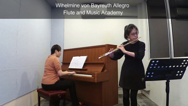Flute ABRSM Grade 4 from 2022, A2 Wihelmine von Bayreuth Allegro 3rd movt from Sonata in A minor смотреть онлайн