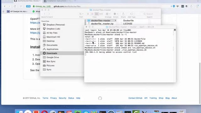 OpenPTV run in a Docker container смотреть онлайн