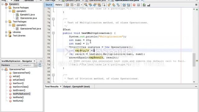 Pruebas Unitarias Operaciones Matematicas Java JUnit смотреть онлайн