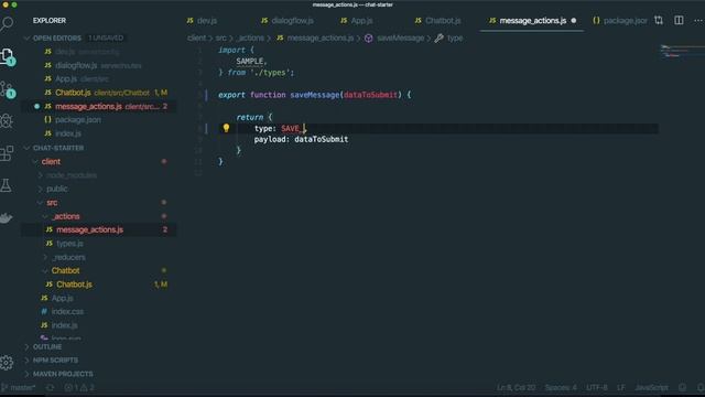 Chatbot Clone #8 Store Messages with Redux ( Dialogflow, React Project , MERN Stack ) смотреть онлайн