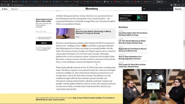 The Collapse Of Cloud Gaming (Google Stadia, Amazon Luna) смотреть онлайн
