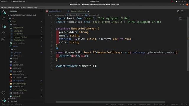 Passwordless Authentication w/ Email, SMS & Github-OAuth in NextJS #11 - Building NextJS client смотреть онлайн