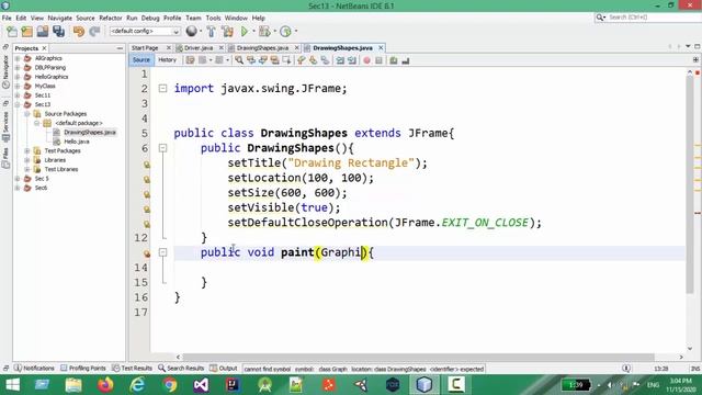 2- Java: Drawing Rectangle and Round Rectangle using Graphics2D смотреть онлайн