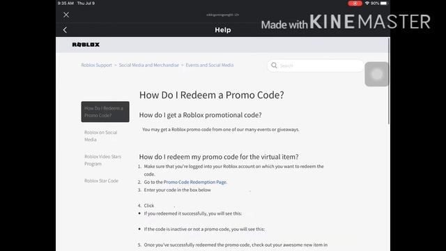 How to find promo code redemption page in mobile! [Roblox] смотреть онлайн