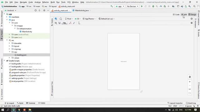 How to Add Lottie Animation to Android Project | Splash Screen | Button Click | Animation | android смотреть онлайн