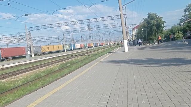 Поезд 015Т Алматы-Петропавлск "Жетысу" перевозчик "Турксиб Астана" ст. Кокшетау 1 смотреть онлайн