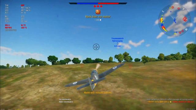 War Thunder Finnish Bf 109 g2 смотреть онлайн