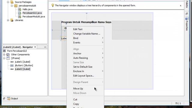 Instalasi NetBeans & Membuat Program Dengan JFrame смотреть онлайн