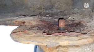 Дальнобой по Европе 2021,замена подушки на прицепе KRONE SDR 27.