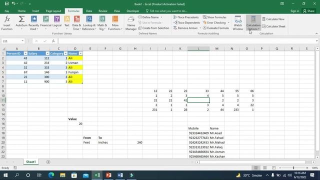 Lecture#3 Excel (21-30) Tricks and Tips смотреть онлайн
