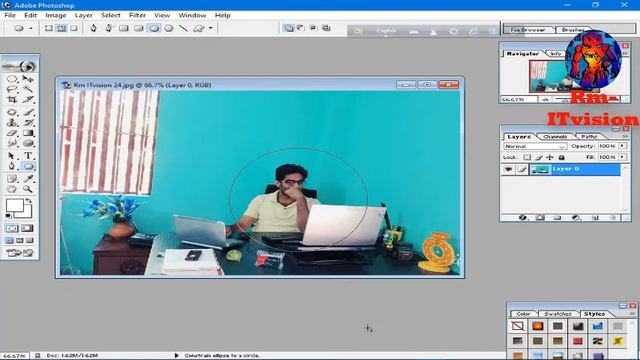 How To Crop Images In A Circle Shape Using Photoshop 2017। Crop an Image to a Circle in Photoshop смотреть онлайн