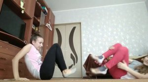Йога челлендж с сестрой! СМОТРЕТЬ ДО КОНЦА!!!