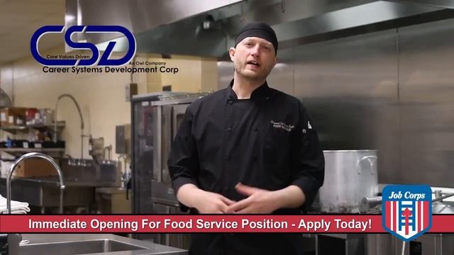 CSDJob Corps Food Service Manager Description смотреть онлайн
