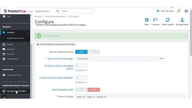 Prestashop Custom and Category Product Blocks смотреть онлайн