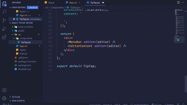 React Text Editor Tutorial - TipTap смотреть онлайн